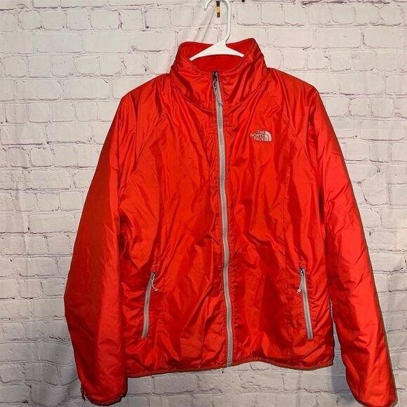 The North Face Jackets & Blazers - The North Face Women's XL Red Puffer Jacket Quilted Insulated Casual